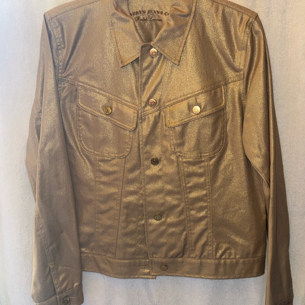 Levi's Gold Metallic Men's Jacket